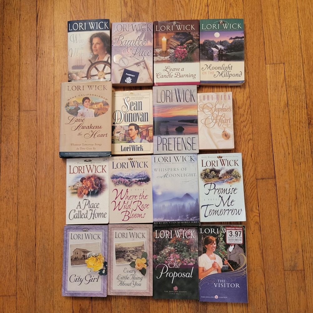 17 Lori Wick Christian Romance Fiction‎ Book Lot Gift Californians Kensington